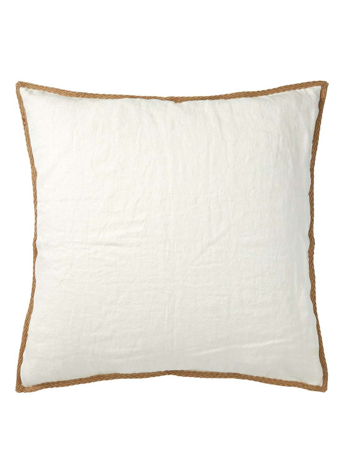 Ralph Lauren Lucas sierkussenhoes 65 x 65 cm - voorkant creme