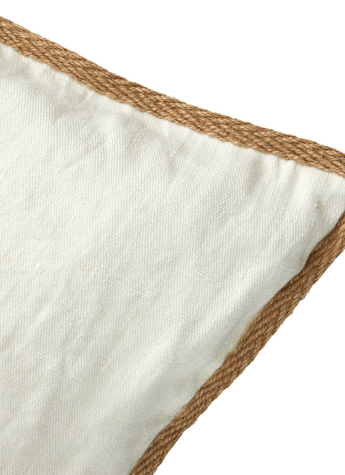 Ralph Lauren Lucas sierkussenhoes 65 x 65 cm - voorkant 2 creme