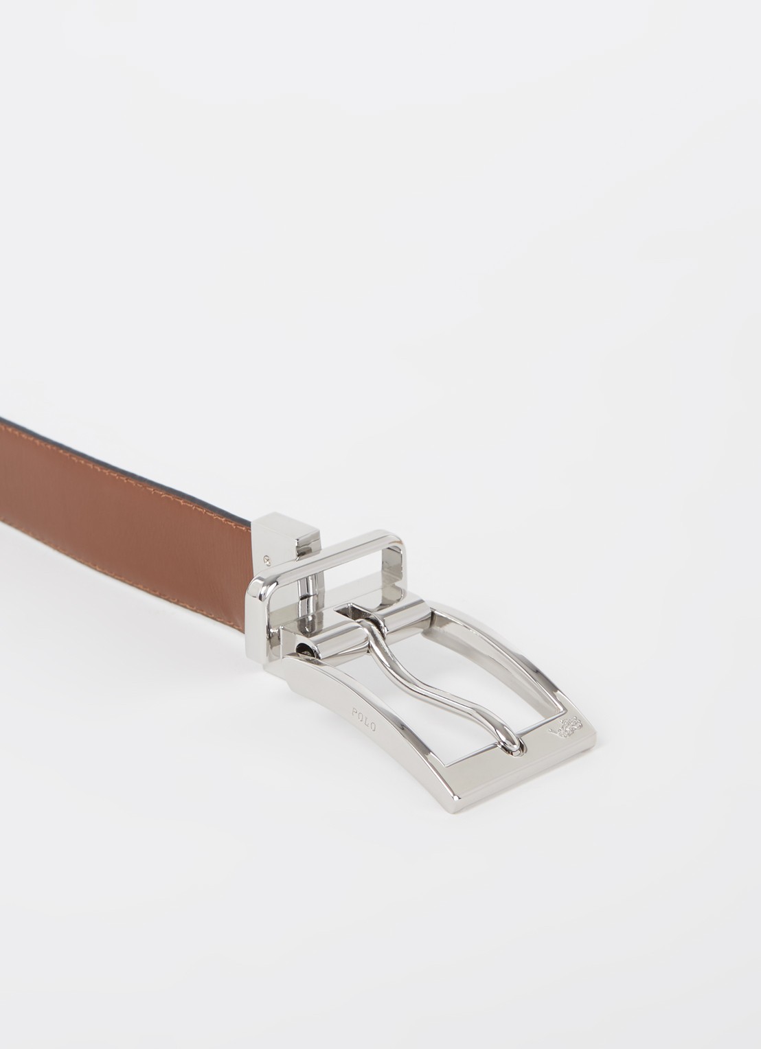 Ralph Lauren M BELTS - detail 2 black/brown / zwart