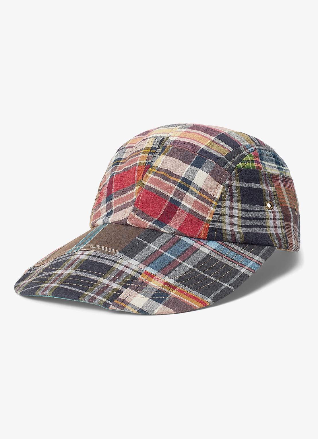 Ralph Lauren Madras pet met ruitdessin - voorkant rood