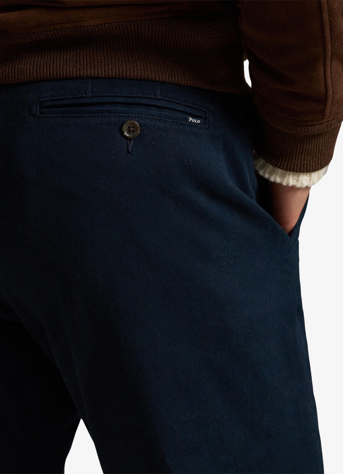 Ralph Lauren Manhasset straight fit chino met stretch - detail 2 aviator navy / donkerblauw