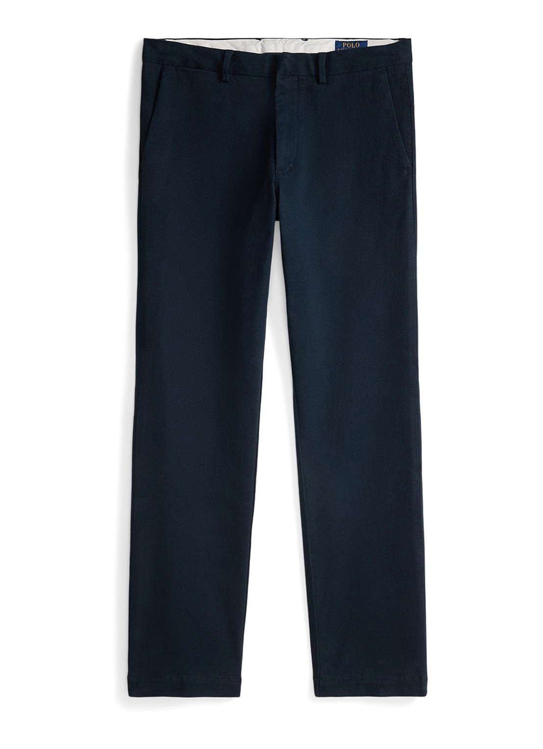 Ralph Lauren Manhasset straight fit chino met stretch - voorkant 4 aviator navy / donkerblauw