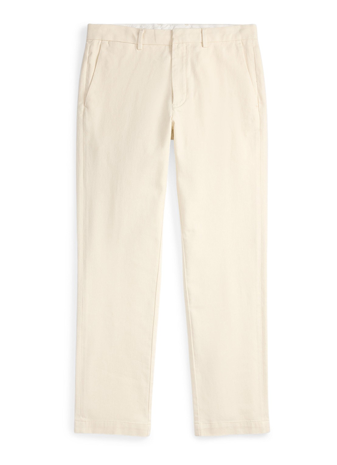 Ralph Lauren Manhasset straight fit chino met stretch - voorkant andover cream / creme