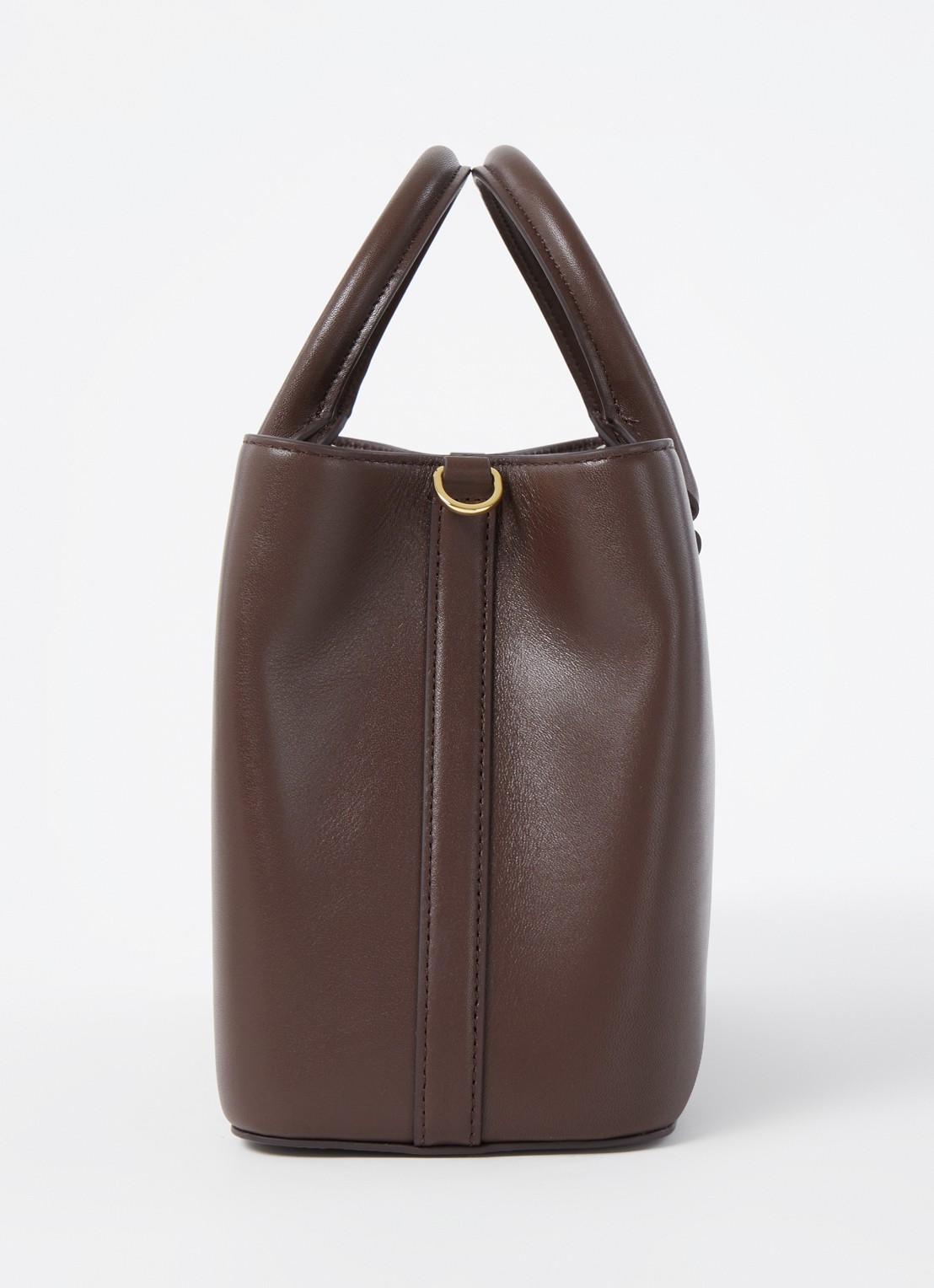 Ralph Lauren Marcy handtas van leer - detail 4 bruin