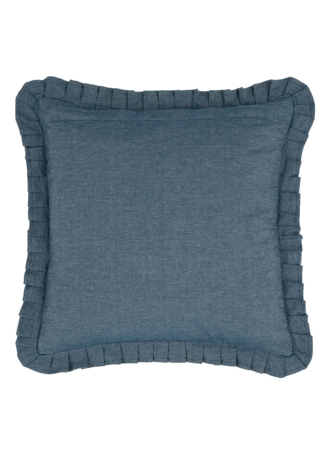 Ralph Lauren Margaret sierkussen van katoen 45 x 45 cm - detail 2 donkerblauw