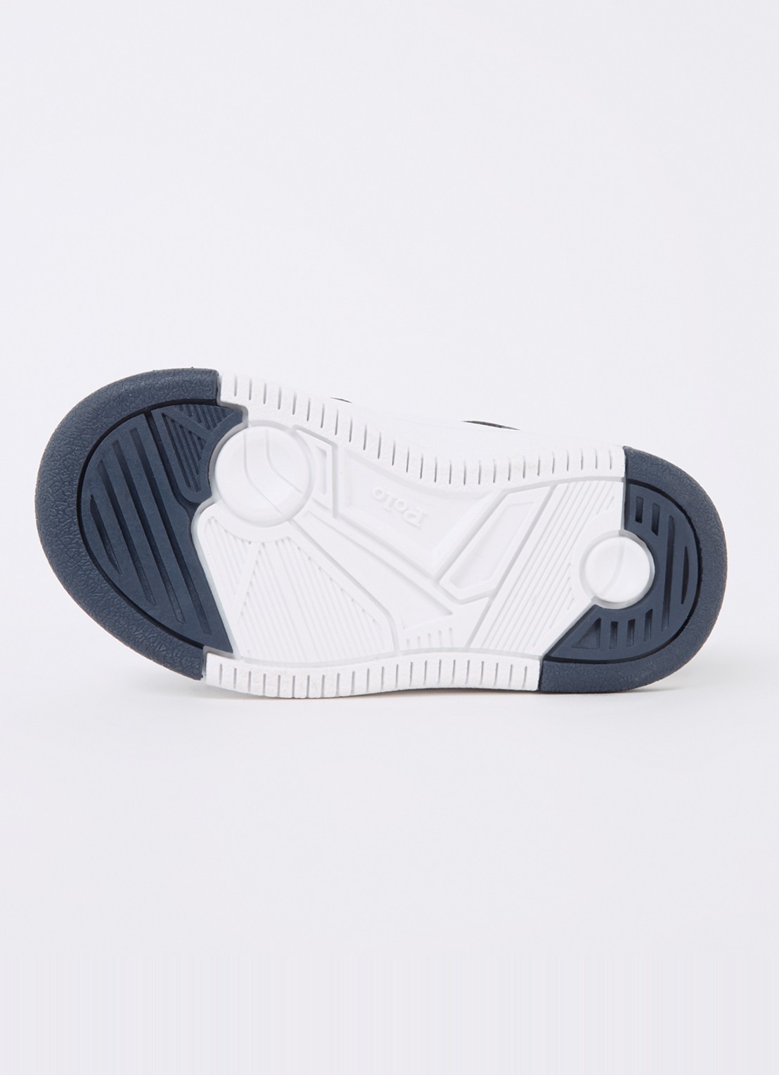 Ralph Lauren Master Court sneaker met logoborduring - detail 3 donkerblauw