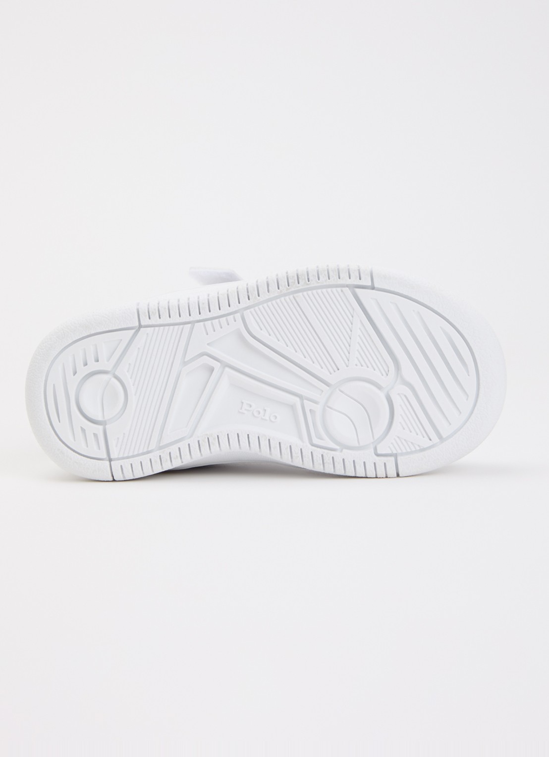 Ralph Lauren Masters Court sneaker met logo  - detail 4 wit