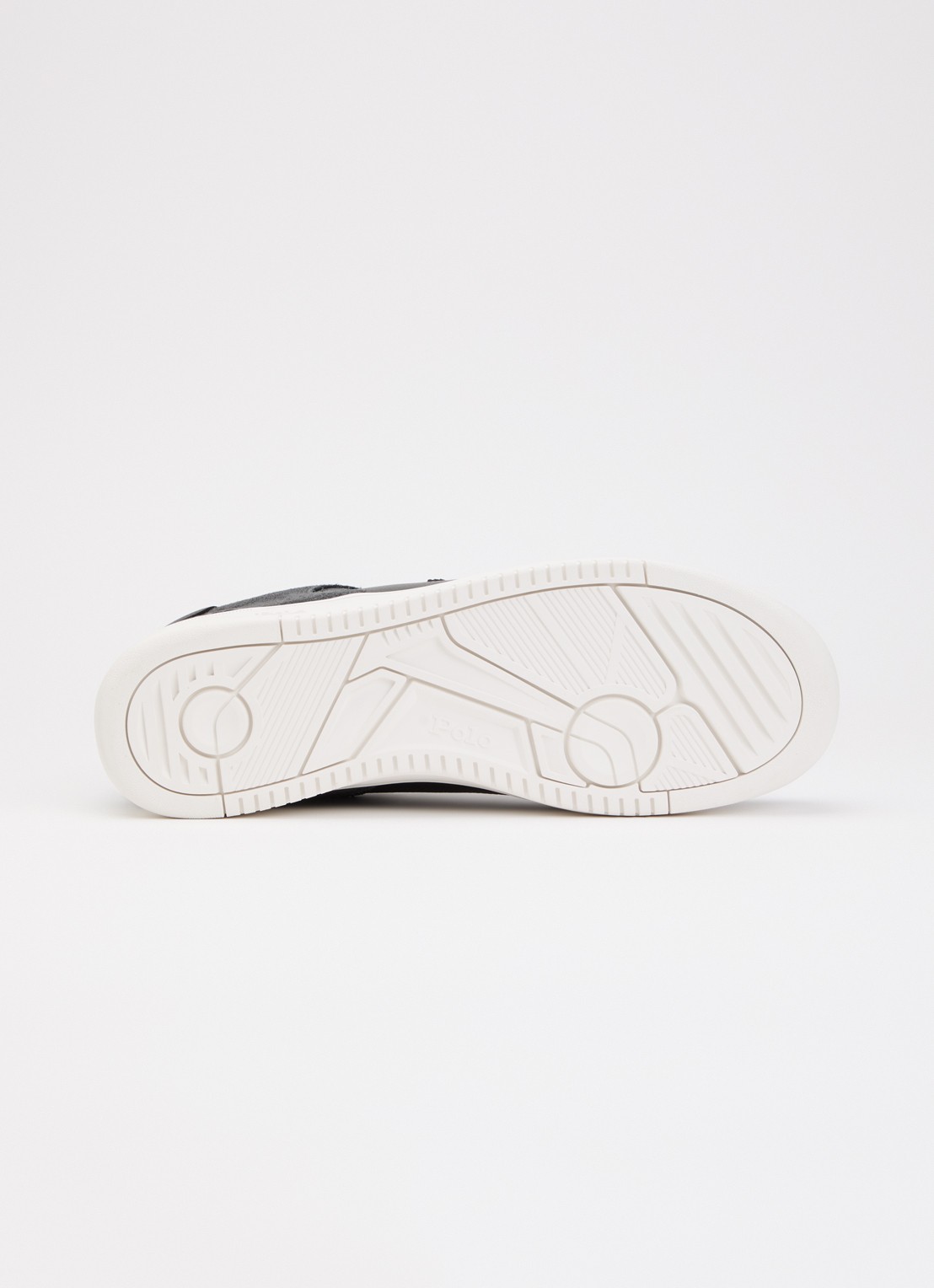 Ralph Lauren Masters Court sneaker van leer - detail 4 zwart