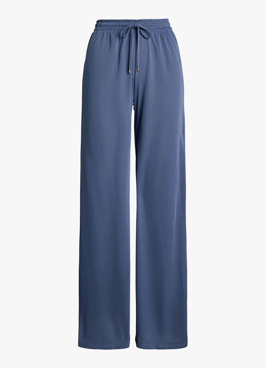 Ralph Lauren Mid waist wide fit broek met steekzakken - voorkant 4 blauw