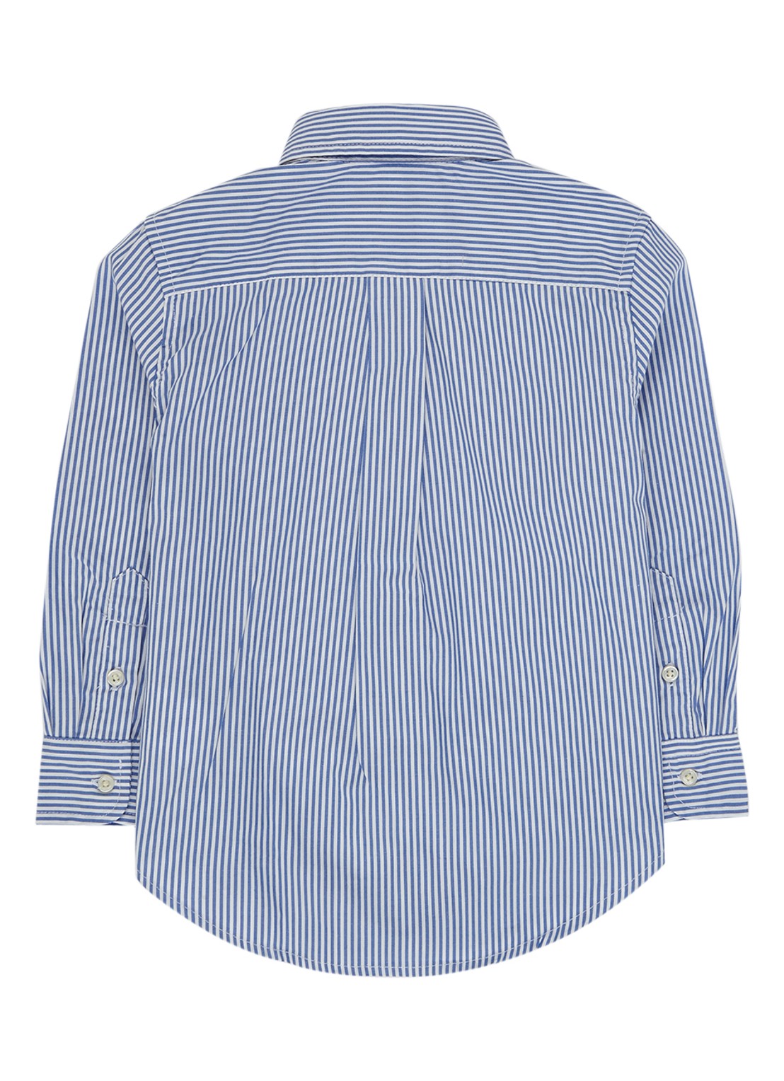 Ralph Lauren Overhemd met logoborduring - achterkant blauw