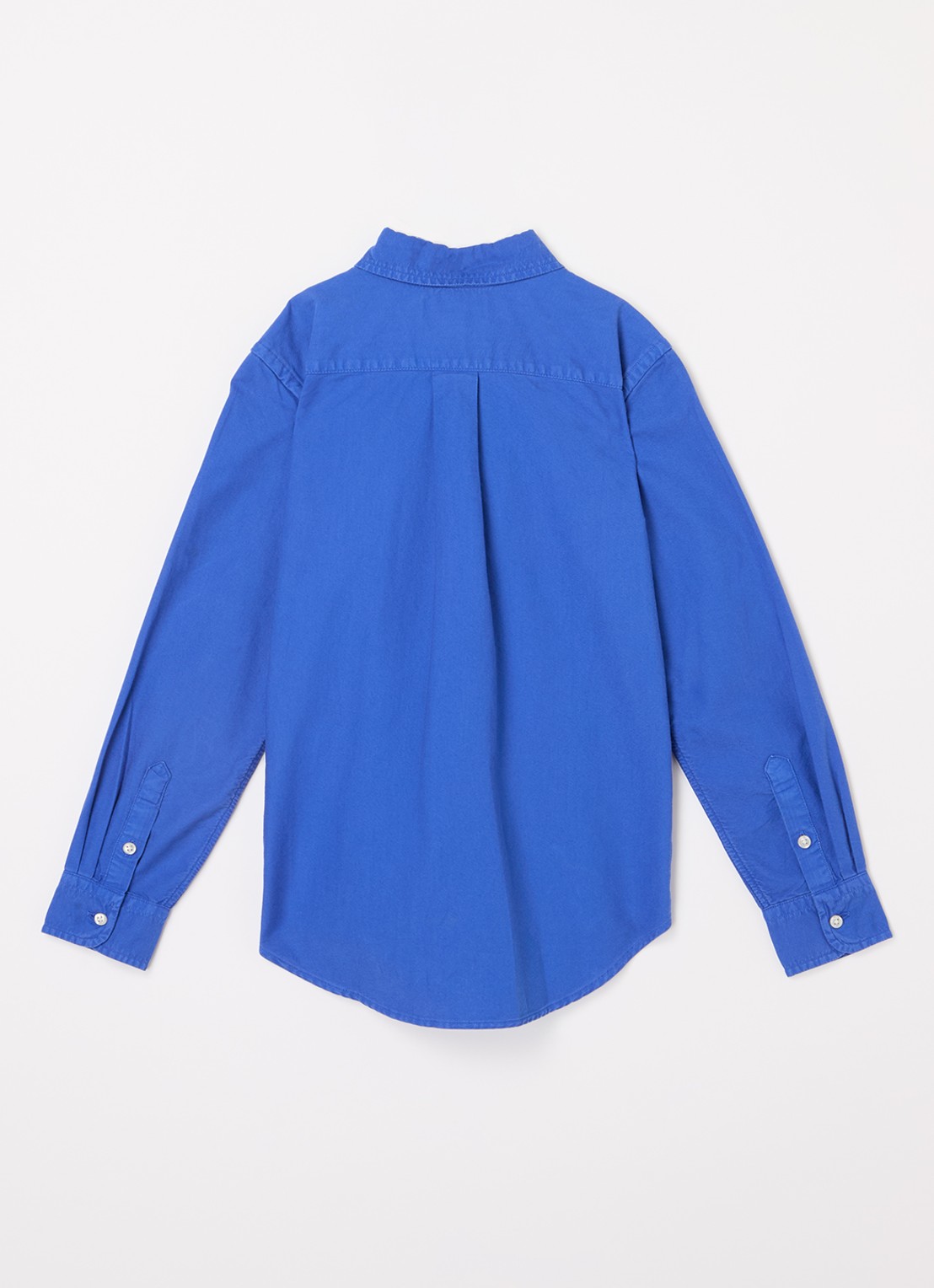 Ralph Lauren Overhemd met logoborduring - achterkant 3 royalblauw