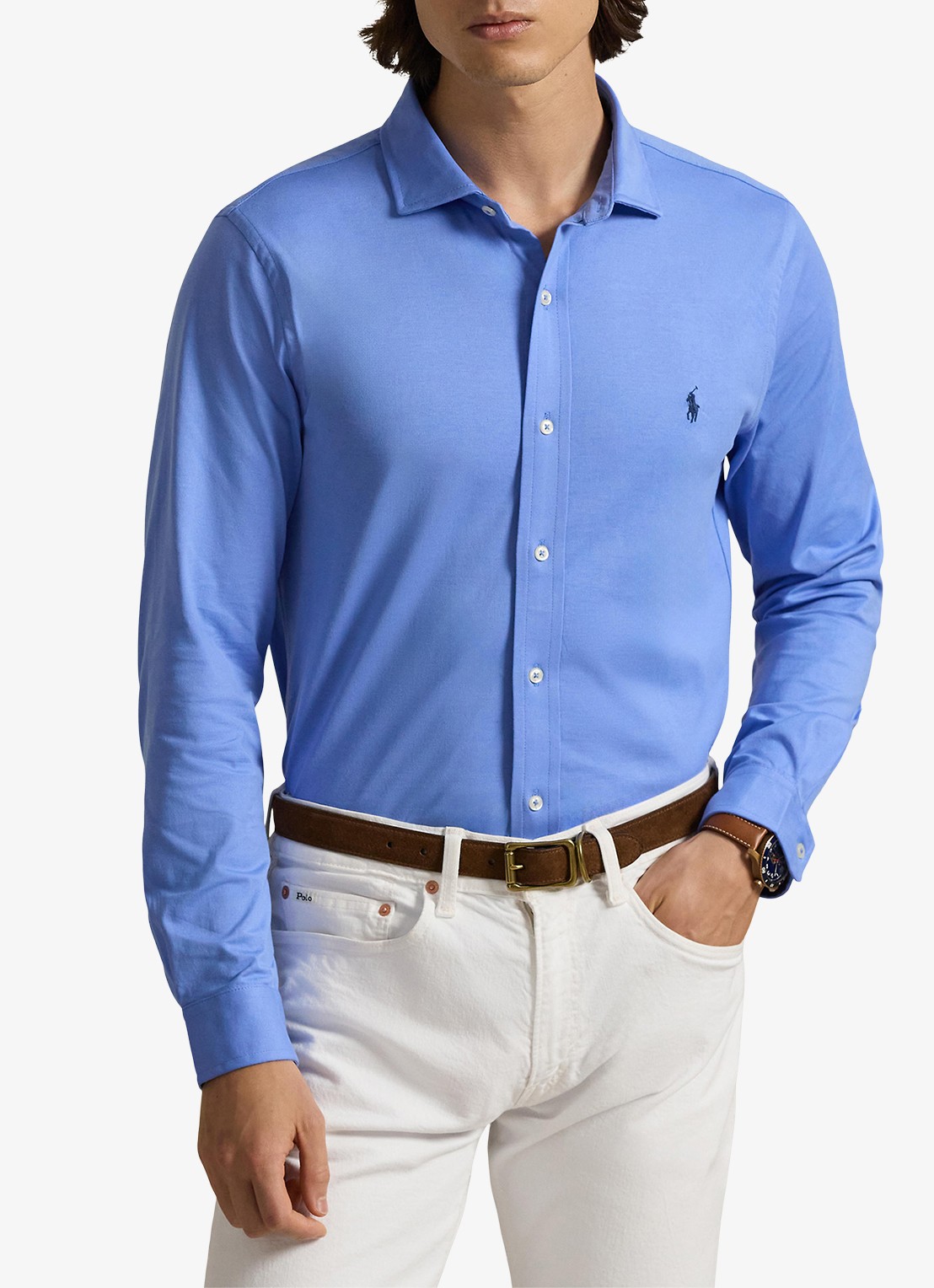 Ralph Lauren Overhemd met logoborduring - detail 4 harbor island blue-2wnz