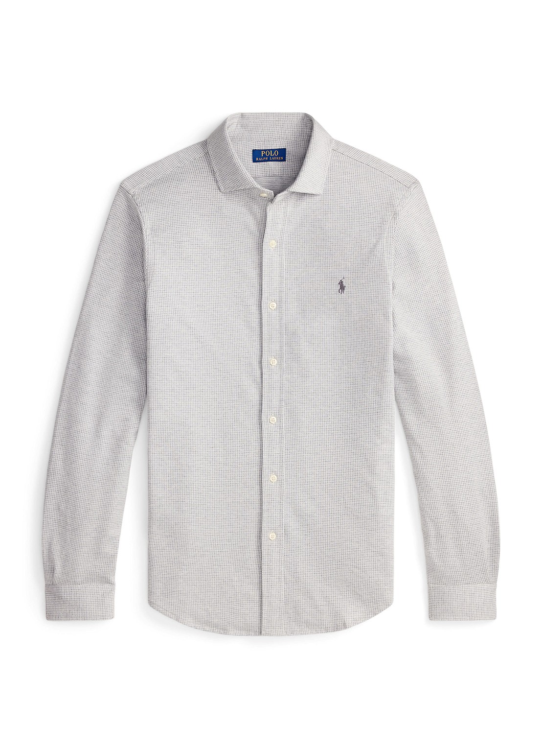 Ralph Lauren Overhemd met logoborduring - voorkant 4 andover cream / creme