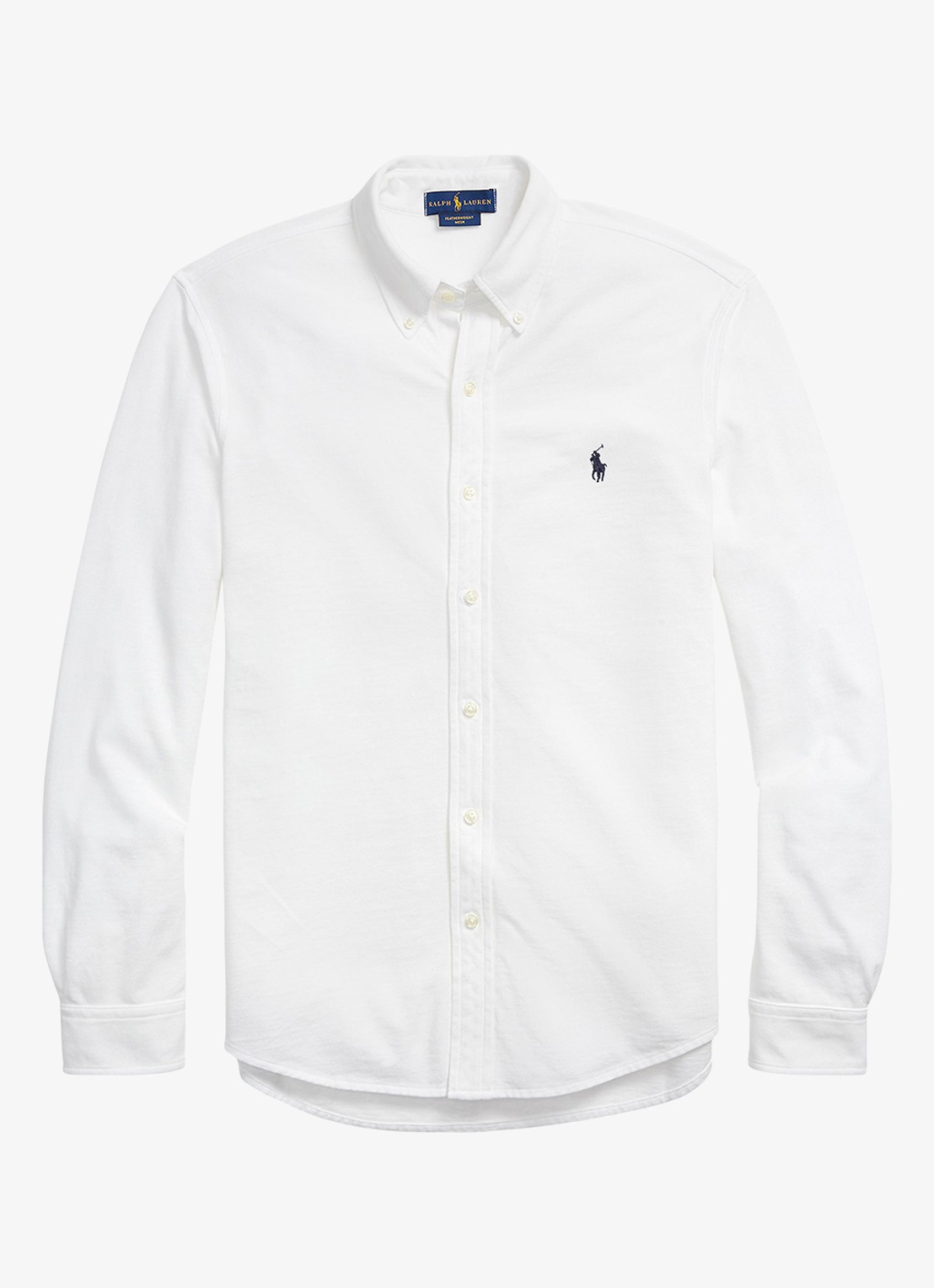 Ralph Lauren Overhemd van piqué katoen - voorkant 3 white / wit