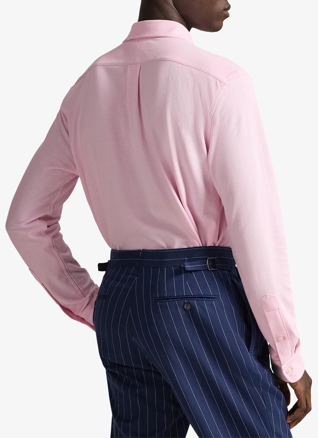 Ralph Lauren Overhemd van piqué katoen - achterkant caramel pink c7952-3vi8