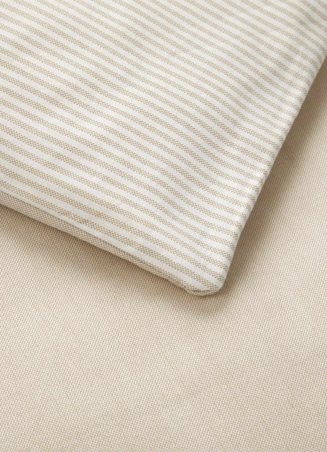 Ralph Lauren Oxford dekbedovertrek van katoen perkal 200 TC - exclusief kussenslopen - achterkant 3 beige