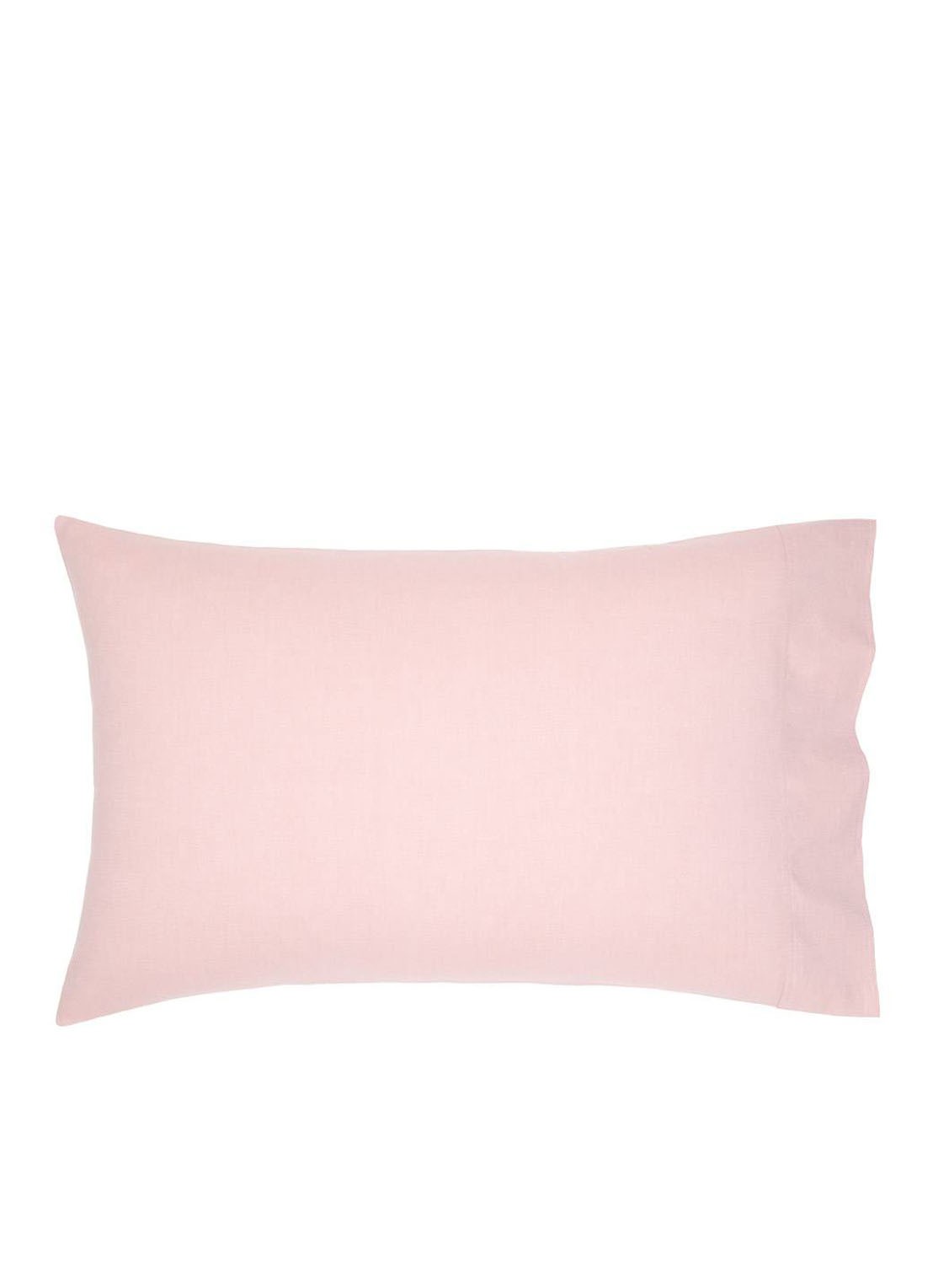 Ralph Lauren Oxford kussensloop van katoen perkal in 2-pack - voorkant 5 lichtroze
