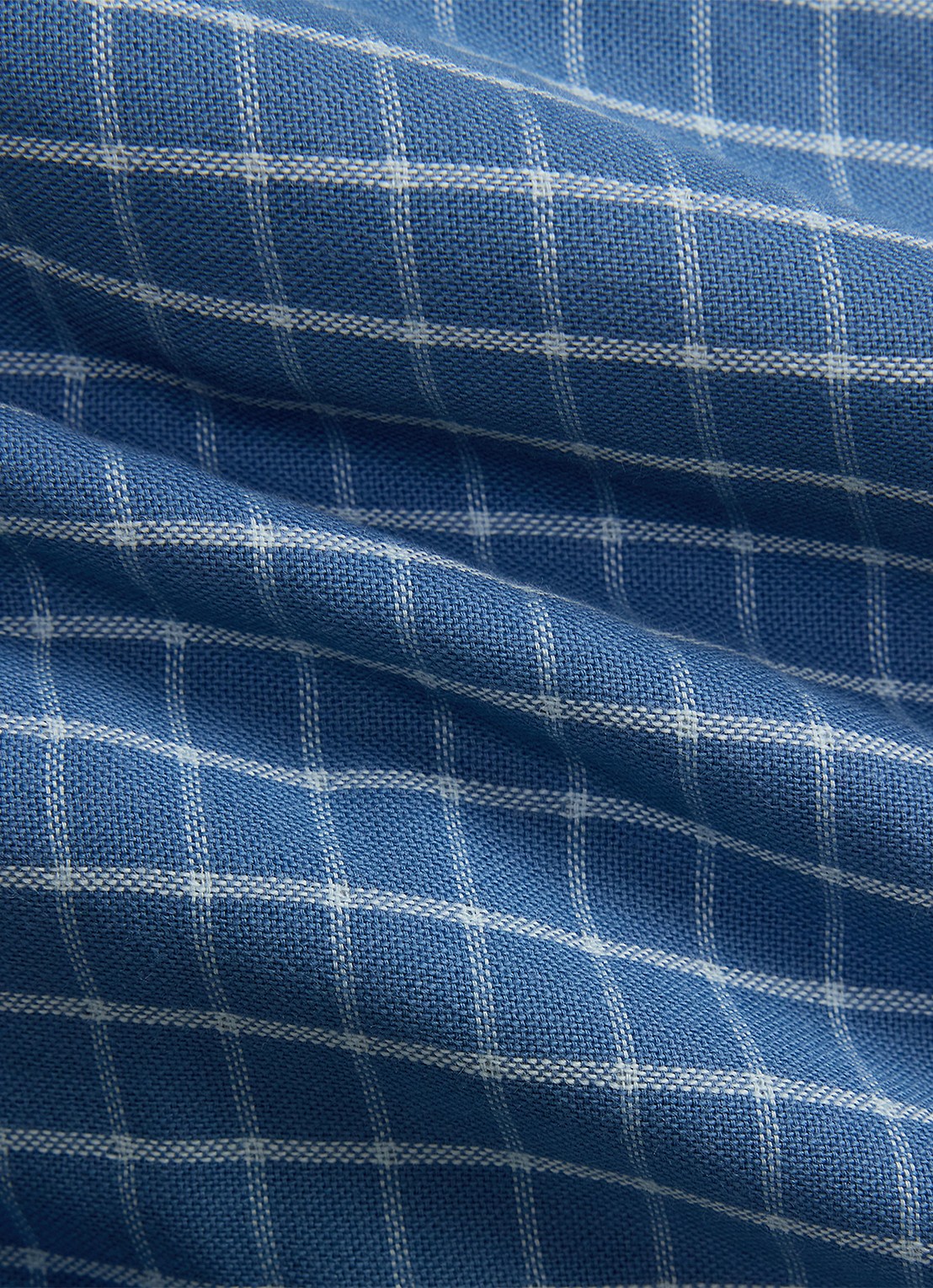 Ralph Lauren Oxford regular fit overhemd met print - detail 4 7203 med blue cream / blauw