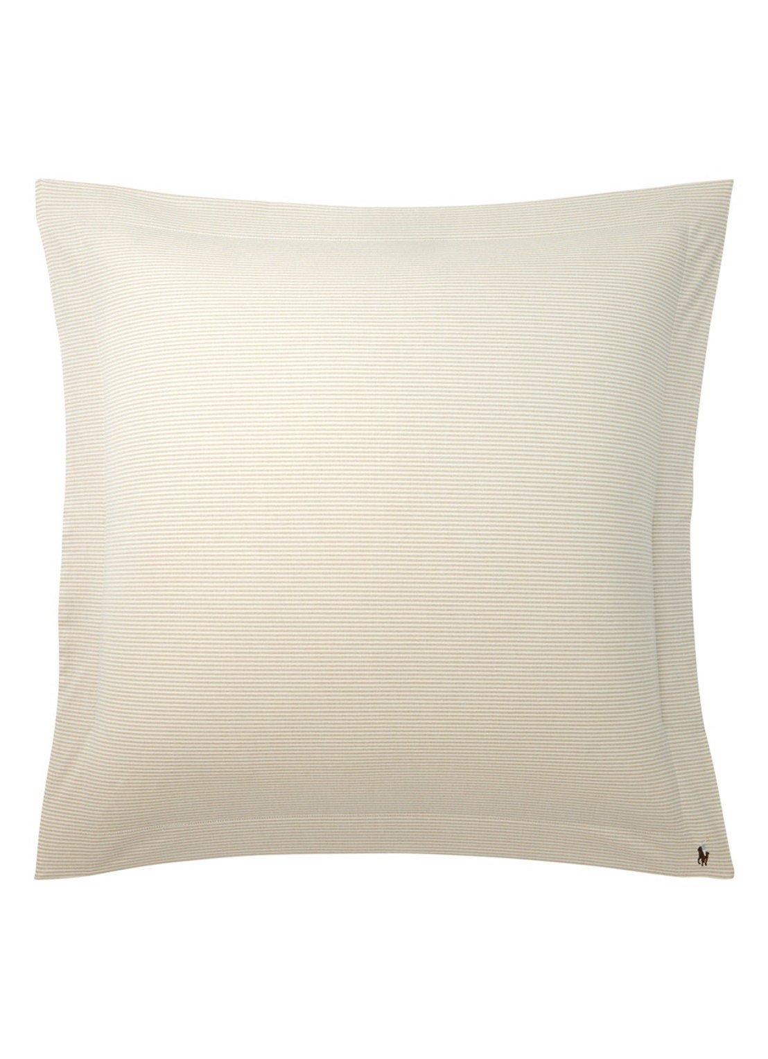 Ralph Lauren Oxford Ruffle kussensloop van katoen perkal - voorkant 3 beige