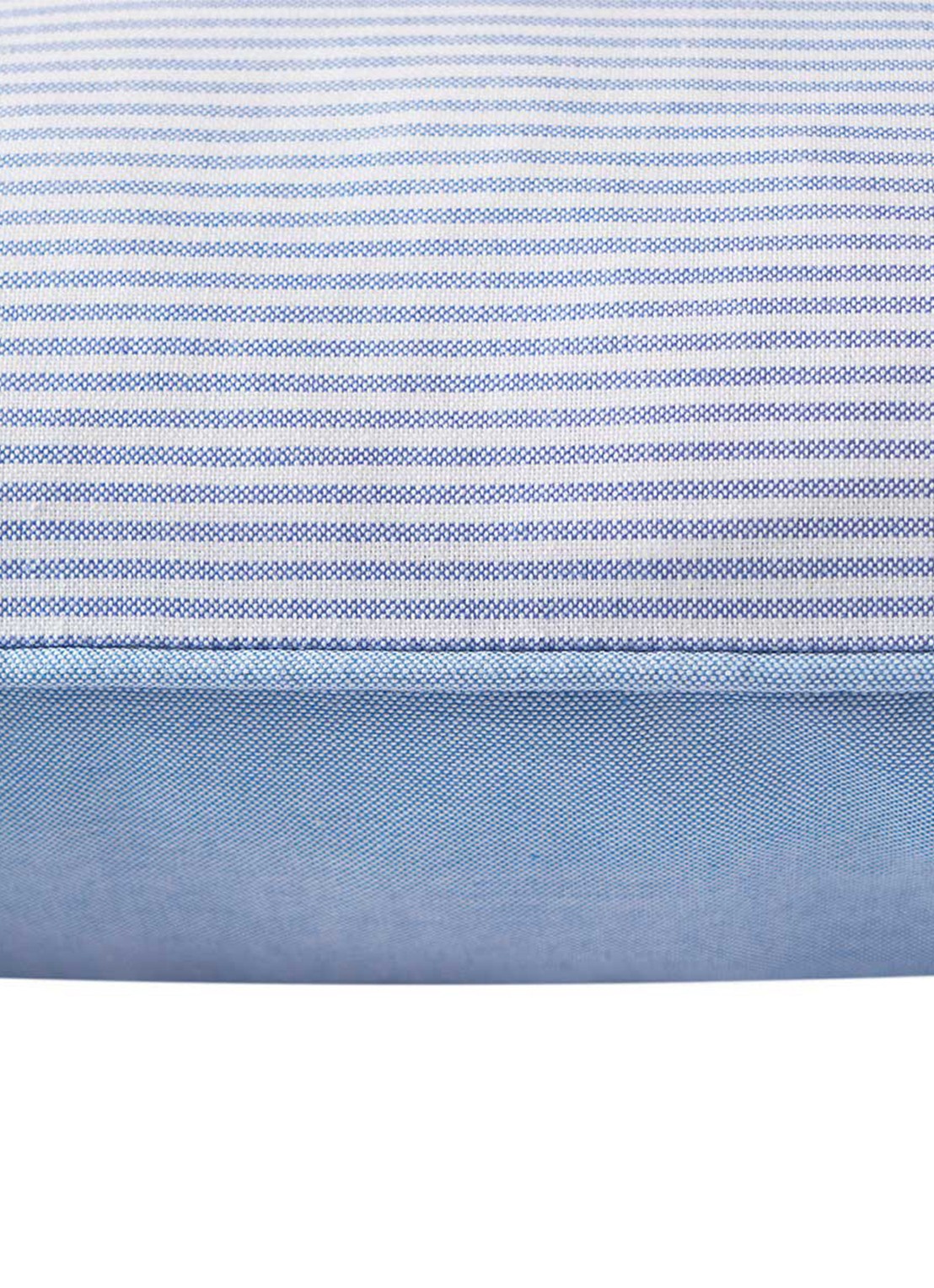 Ralph Lauren Oxford sierkussenhoes  50 x 50 cm - detail 5 blauw