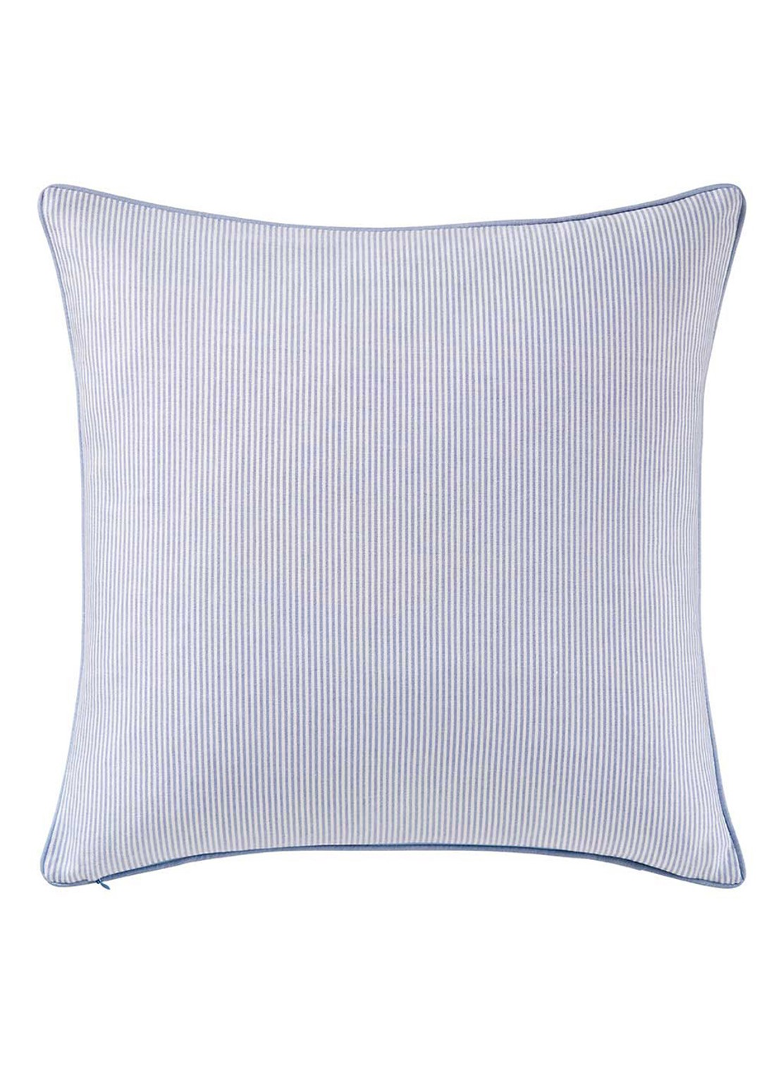 Ralph Lauren Oxford sierkussenhoes  50 x 50 cm - voorkant 2 blauw