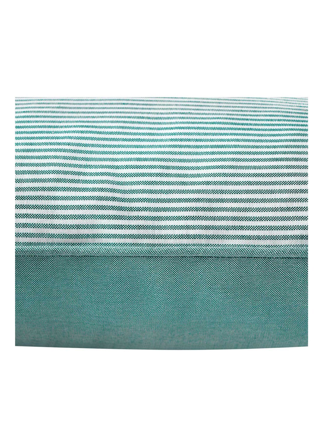 Ralph Lauren Oxford sierkussenhoes  50 x 50 cm - detail 5 turquoise