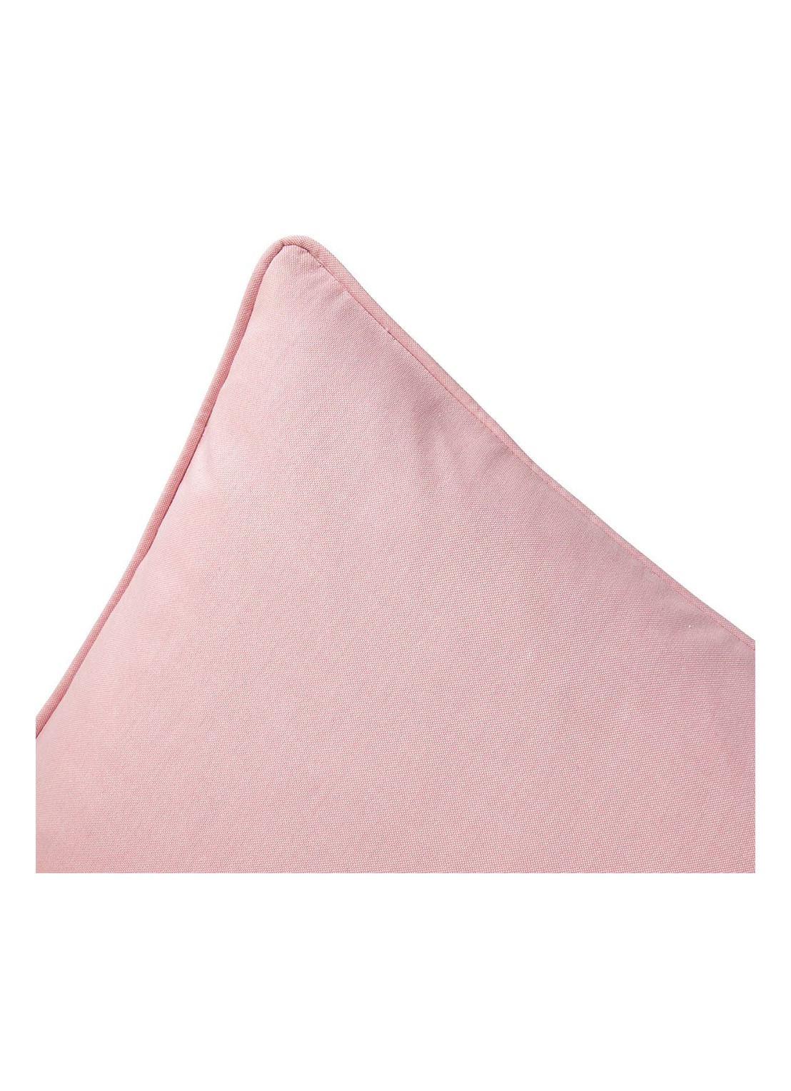 Ralph Lauren Oxford sierkussenhoes  50 x 50 cm - detail 3 lichtroze