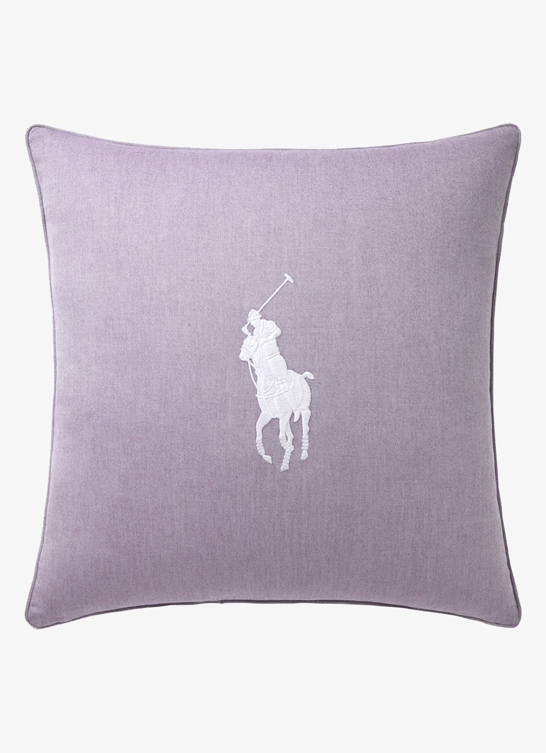 Ralph Lauren Oxford sierkussenhoes  50 x 50 cm - voorkant 3 lila