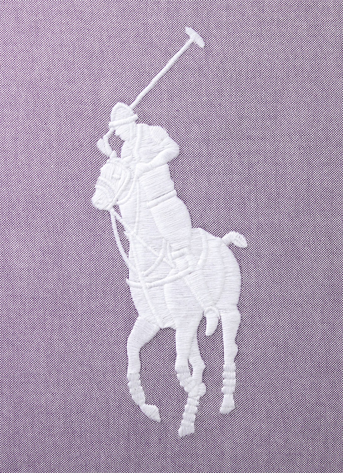 Ralph Lauren Oxford sierkussenhoes  50 x 50 cm - voorkant 4 lila