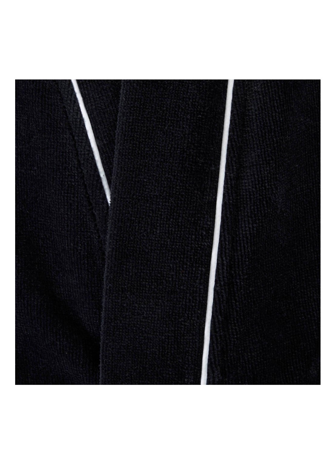 Ralph Lauren Park Row badjas van katoen - detail 4 zwart
