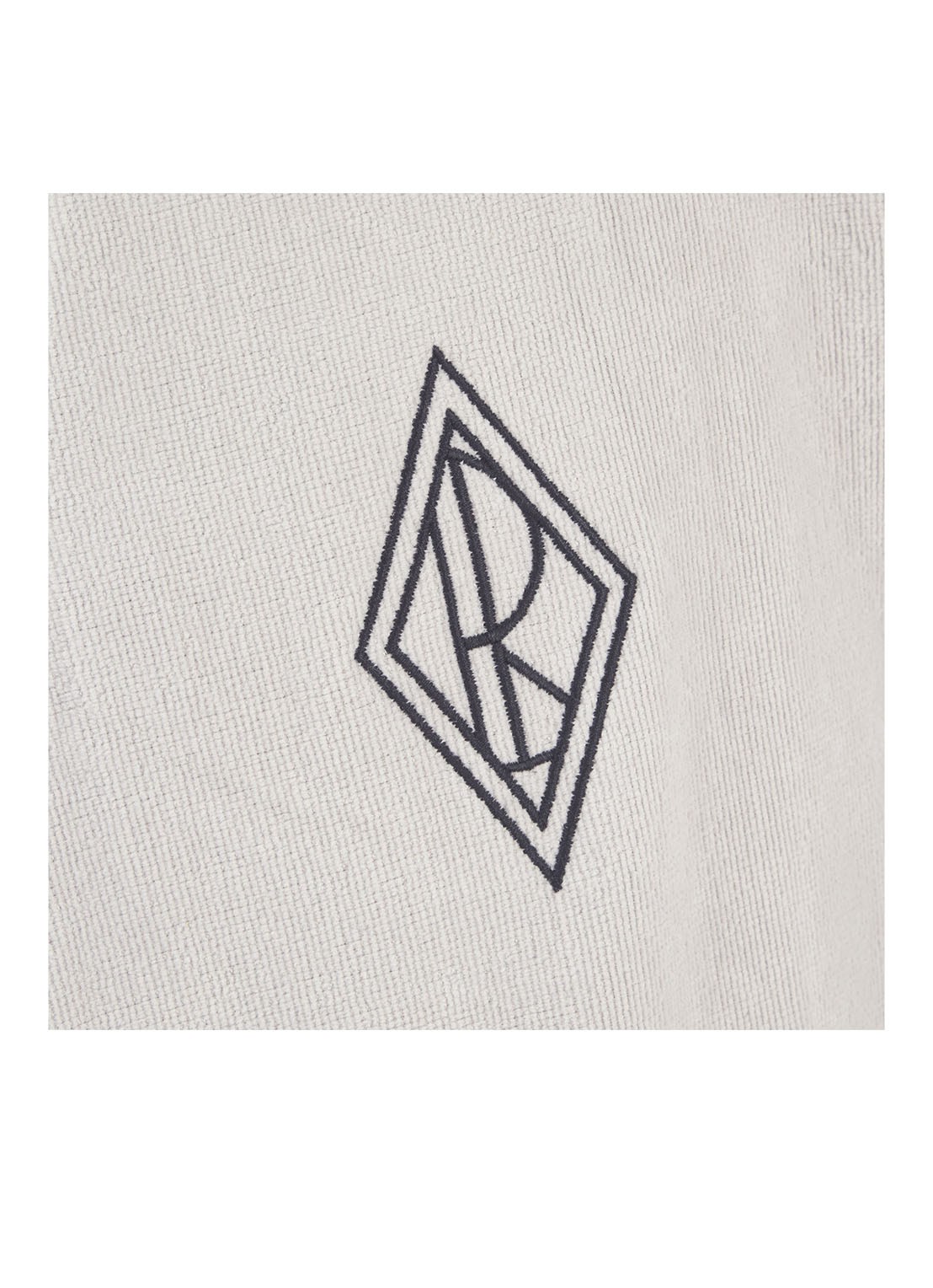 Ralph Lauren Park Row badjas van katoen - detail 2 wit