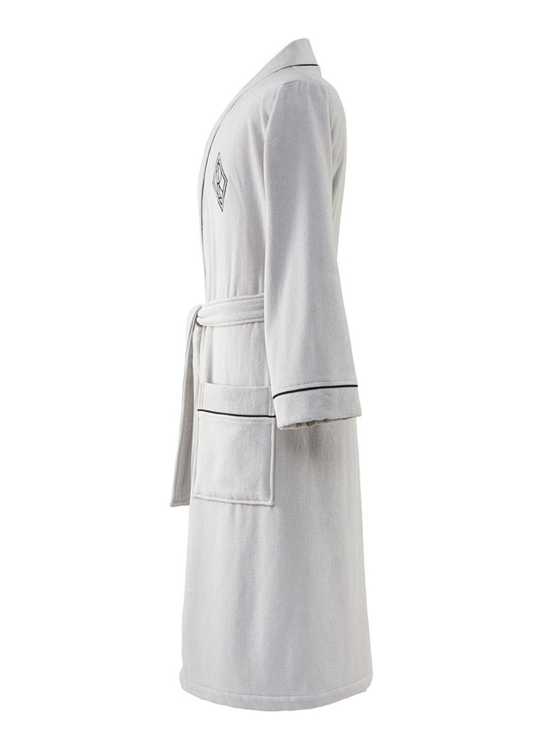 Ralph Lauren Park Row badjas van katoen - detail 5 wit
