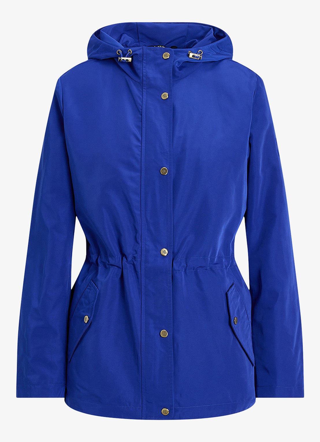 Ralph Lauren Parka met capuchon en klepzakken - voorkant 2 royal / blauw