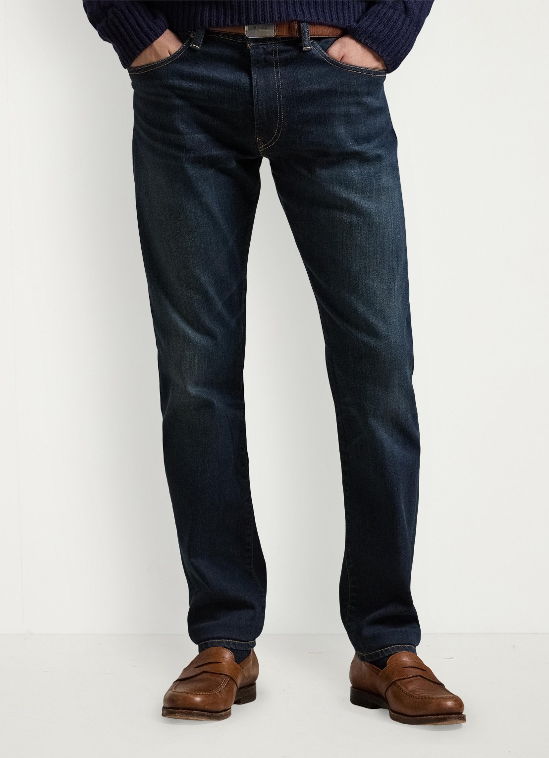 Ralph Lauren Parkside tapered jeans met stretch - detail 3 murphy stretch / indigo