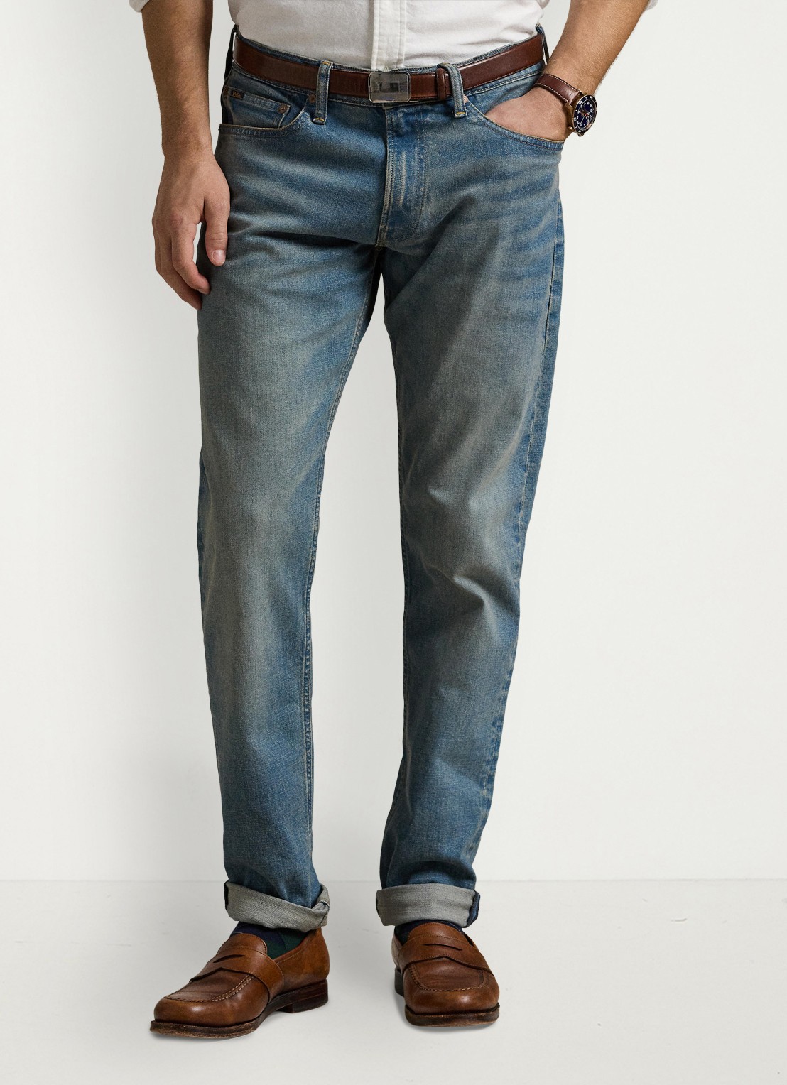 Ralph Lauren Parkside tapered jeans met stretch - detail 4 dixon stretch-2wjh