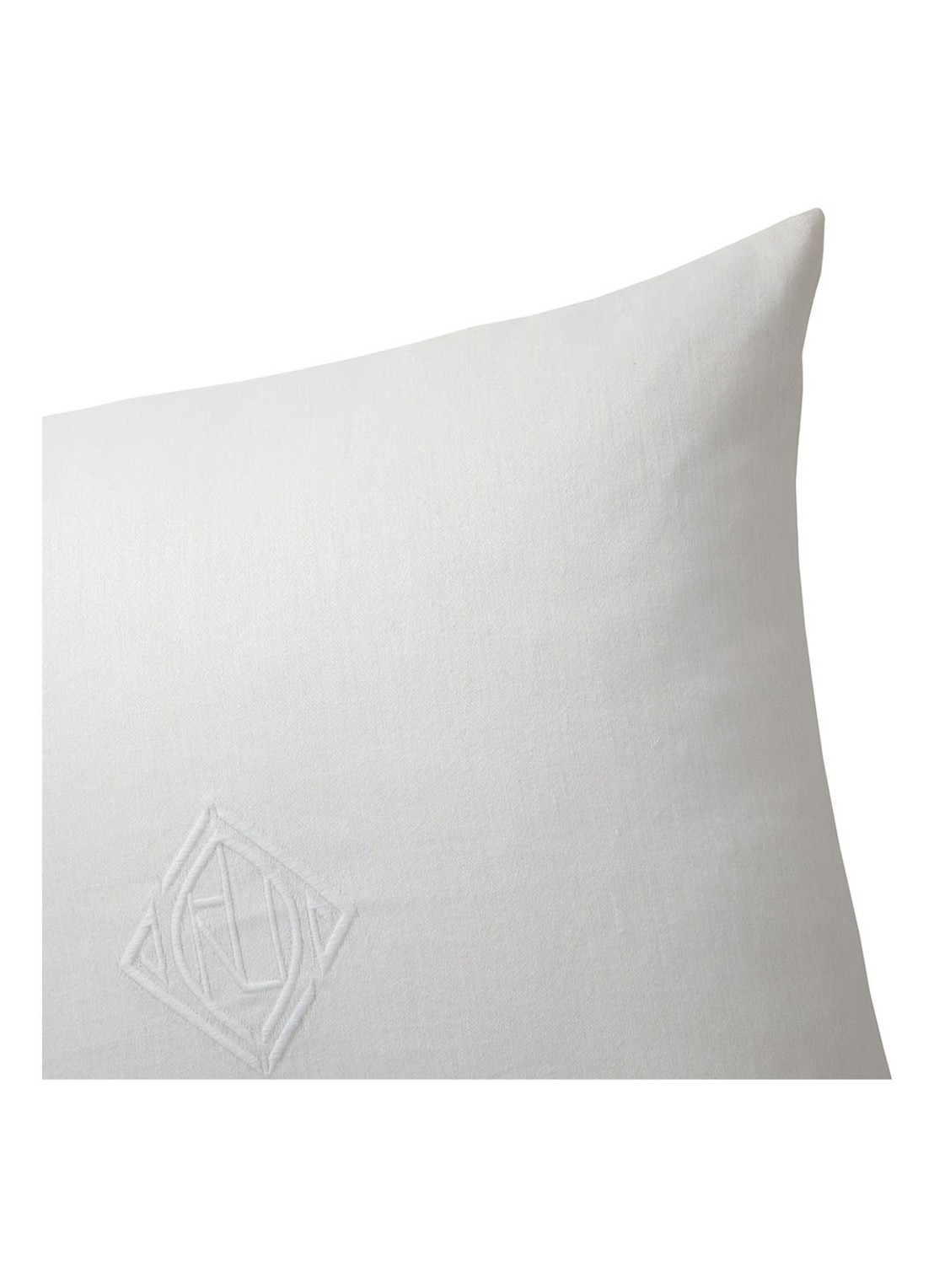 Ralph Lauren Penthouse kussensloop van katoen - detail 3 wit