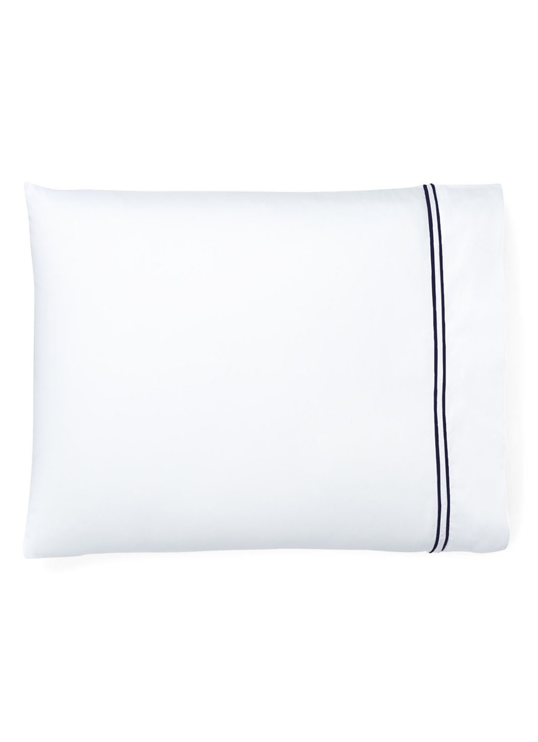 Ralph Lauren Penthouse kussensloop van katoensatijn 624TC - voorkant 3 donkerblauw
