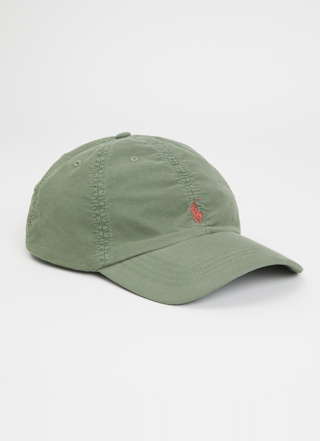Ralph Lauren Pet met borduring en logo - voorkant groen