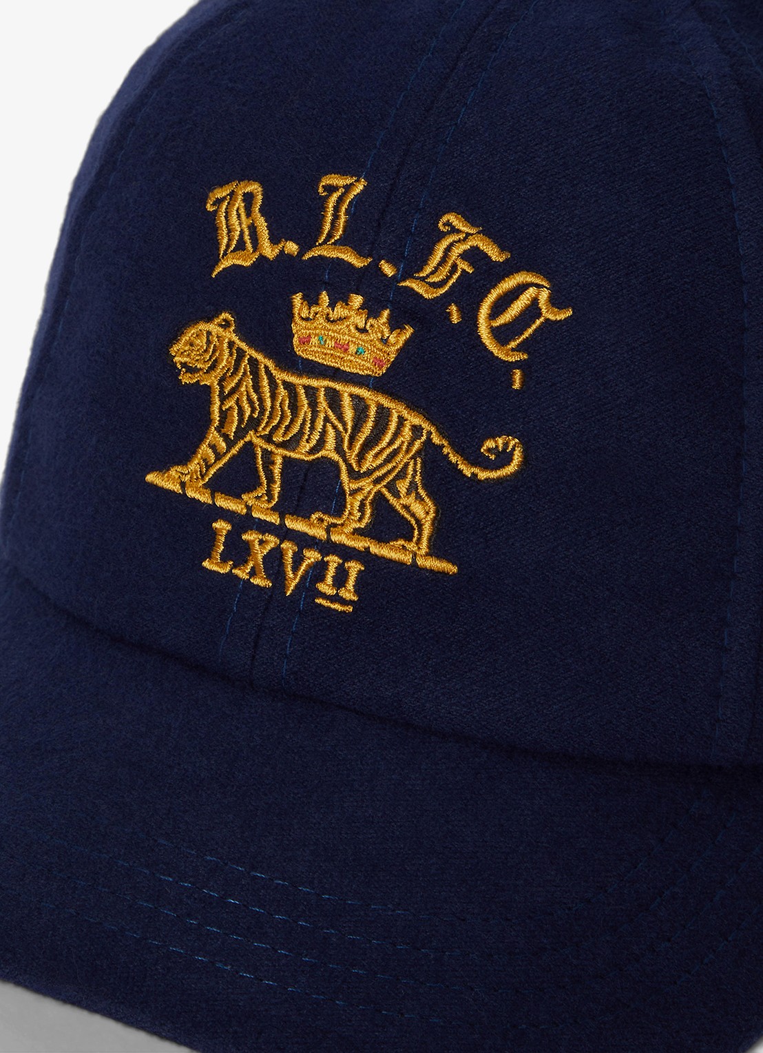 Ralph Lauren Pet met borduring - detail 2 newport navy / donkerblauw