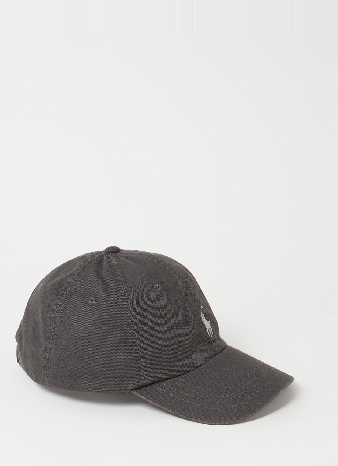 Ralph Lauren Pet met logo  - voorkant antraciet