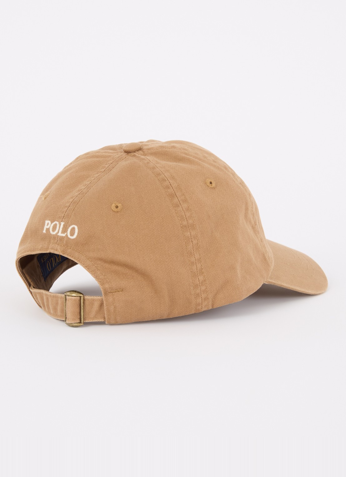 Ralph Lauren Pet met logo  - detail 2 camel