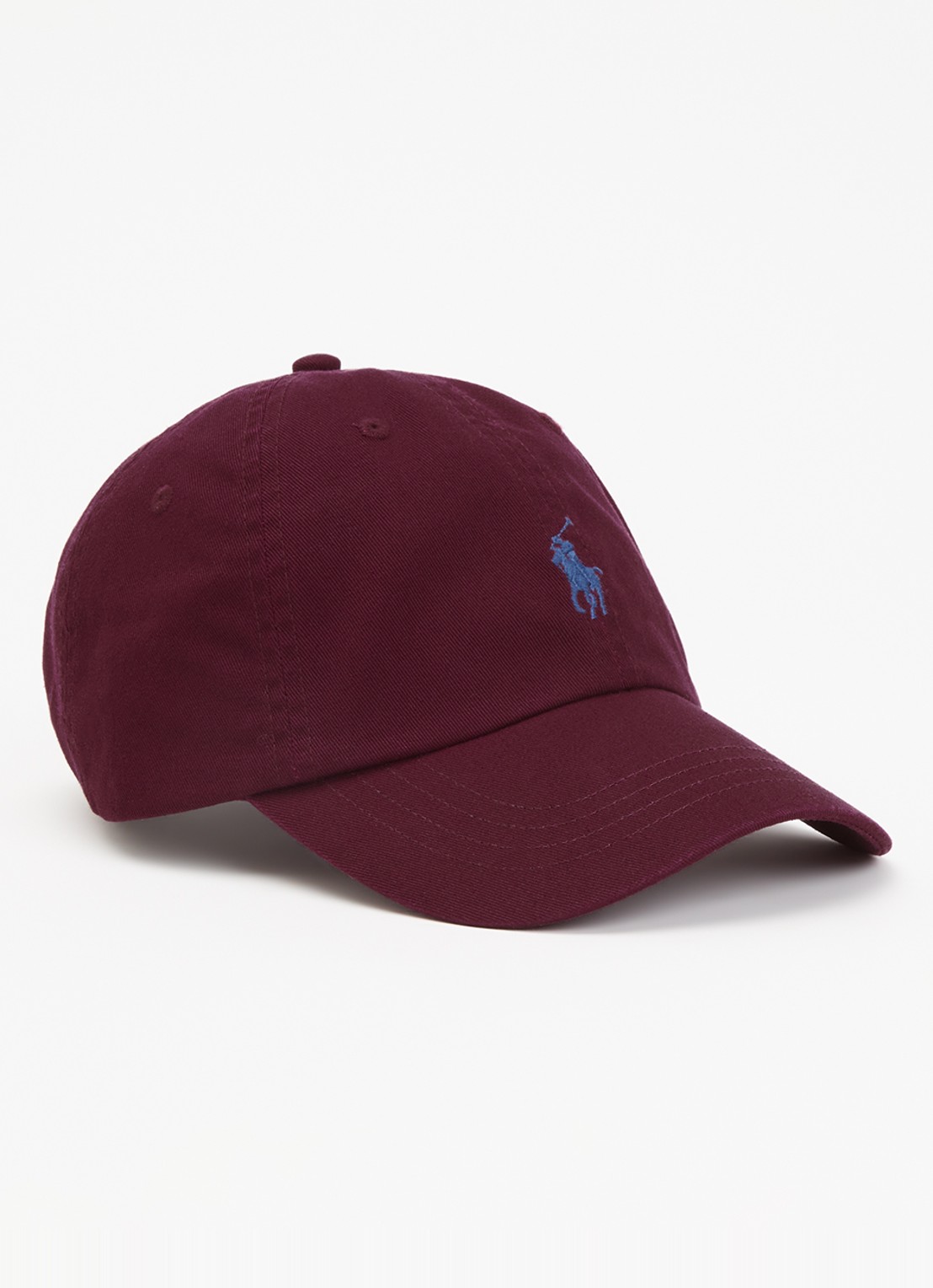 Ralph Lauren Pet met logo  - voorkant bordeauxrood