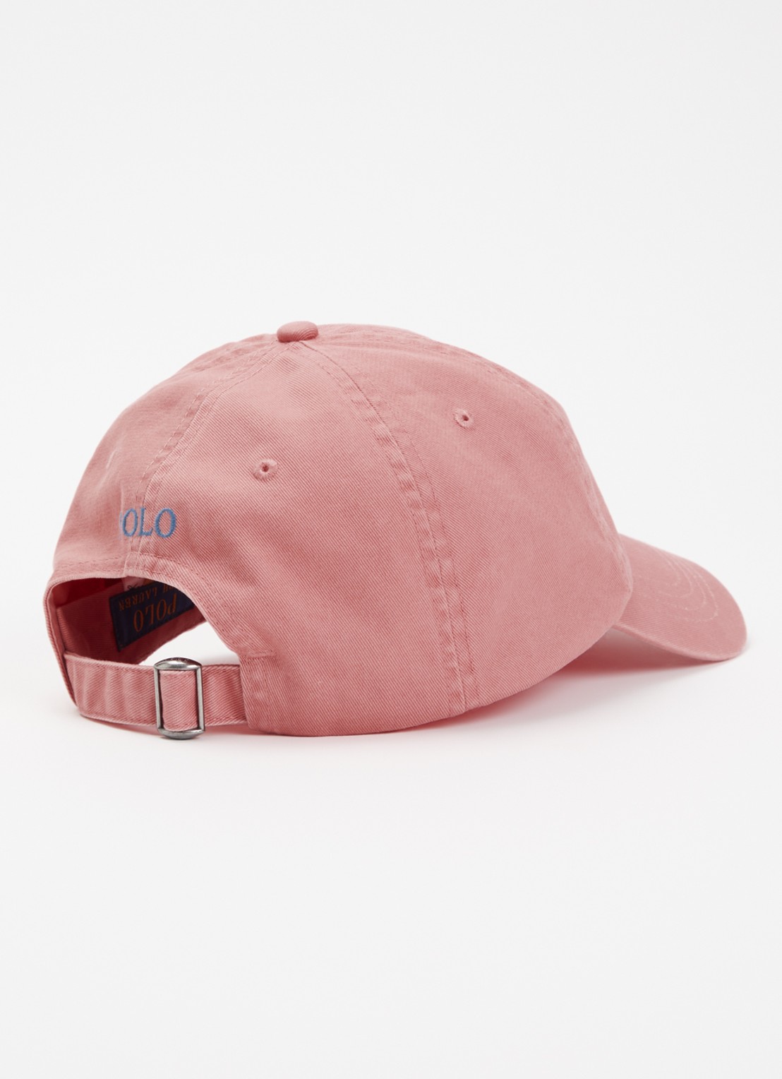 Ralph Lauren Pet met logo  - detail zalmroze