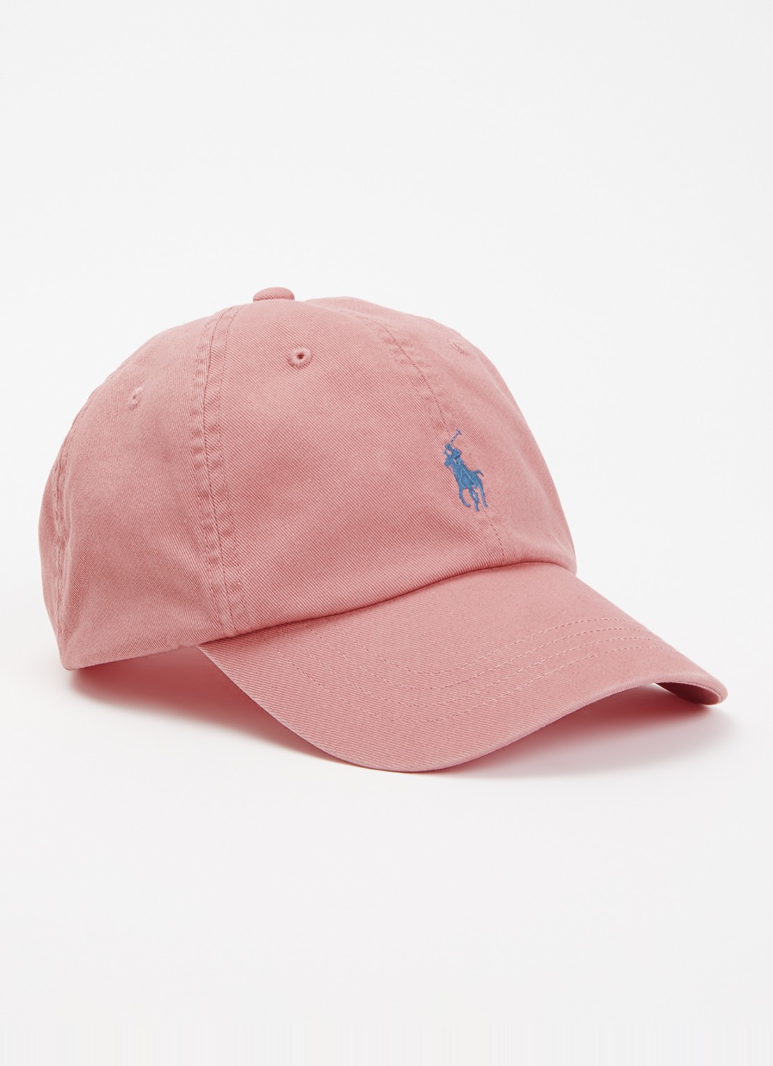 Ralph Lauren Pet met logo  - voorkant 2 zalmroze