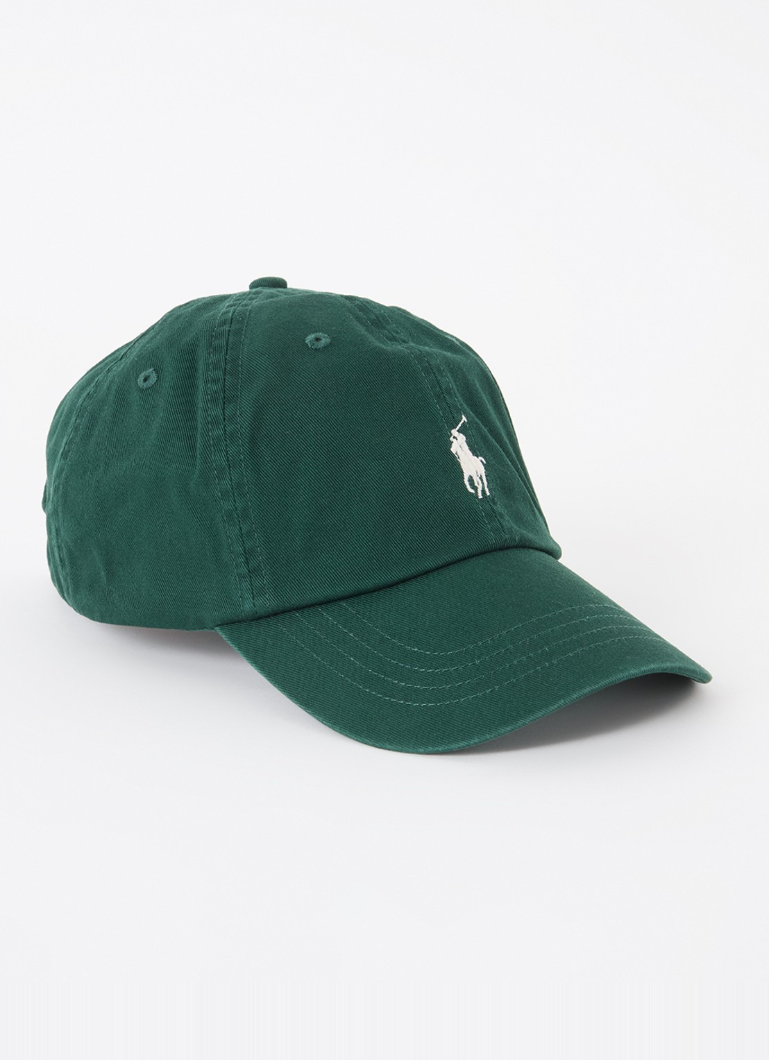Ralph Lauren Pet met logo  - voorkant bronsgroen
