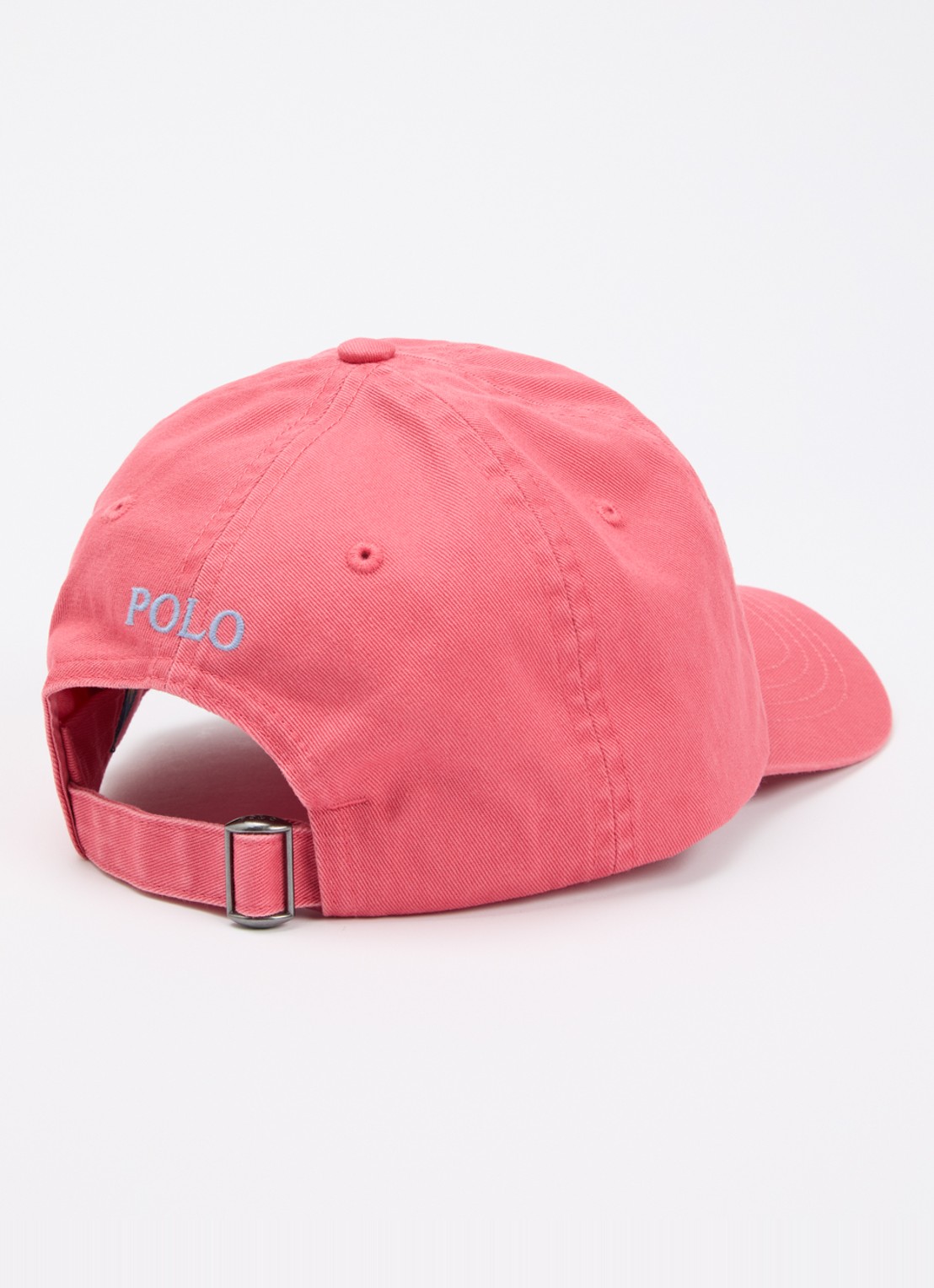 Ralph Lauren Pet met logo  - detail 2 koraalrood