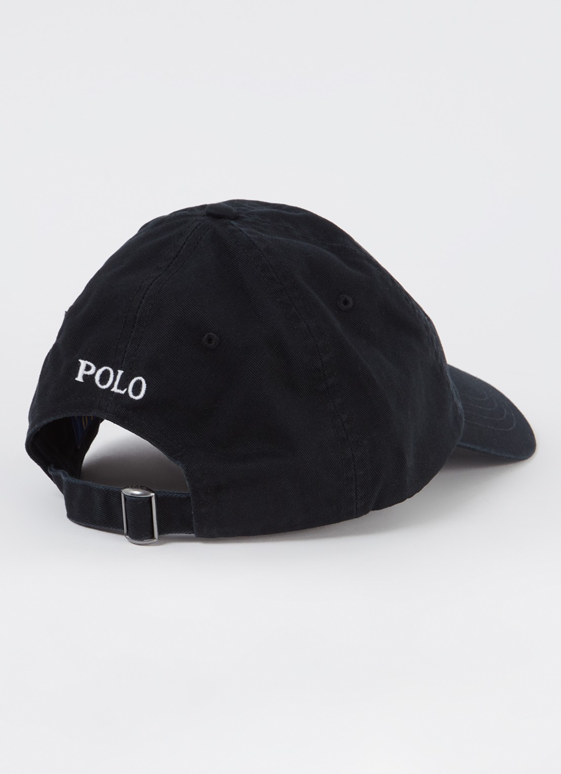 Ralph Lauren Pet met logo  - detail zwart