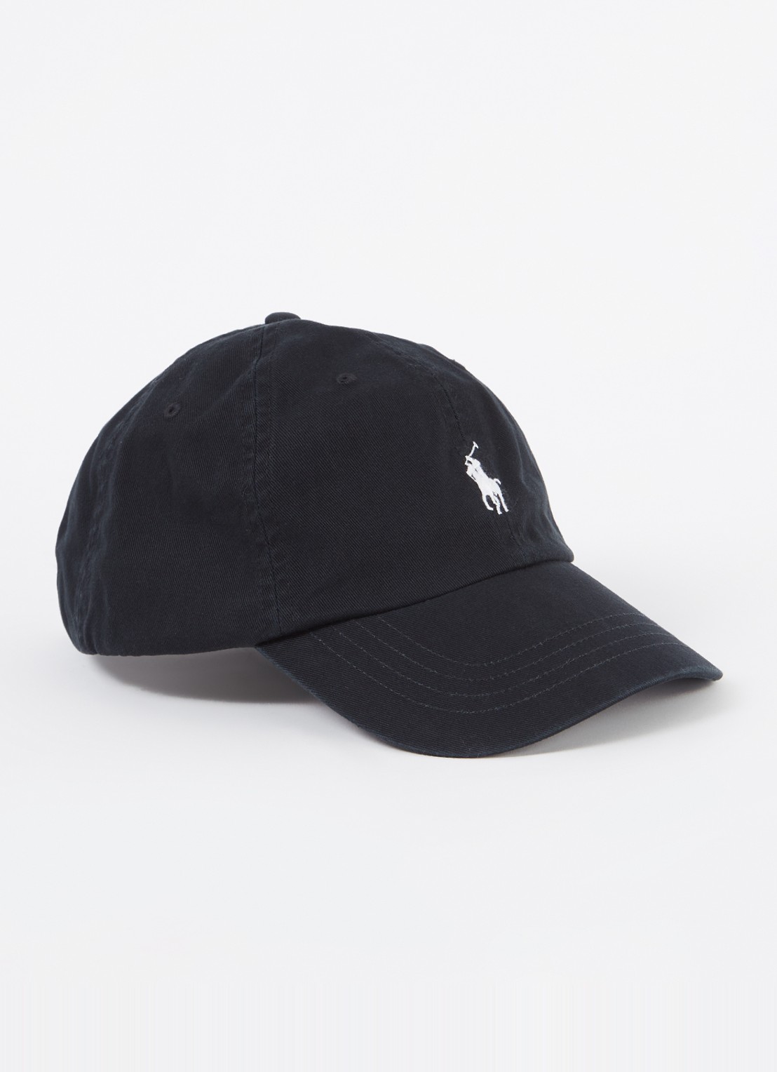 Ralph Lauren Pet met logo  - voorkant 2 zwart