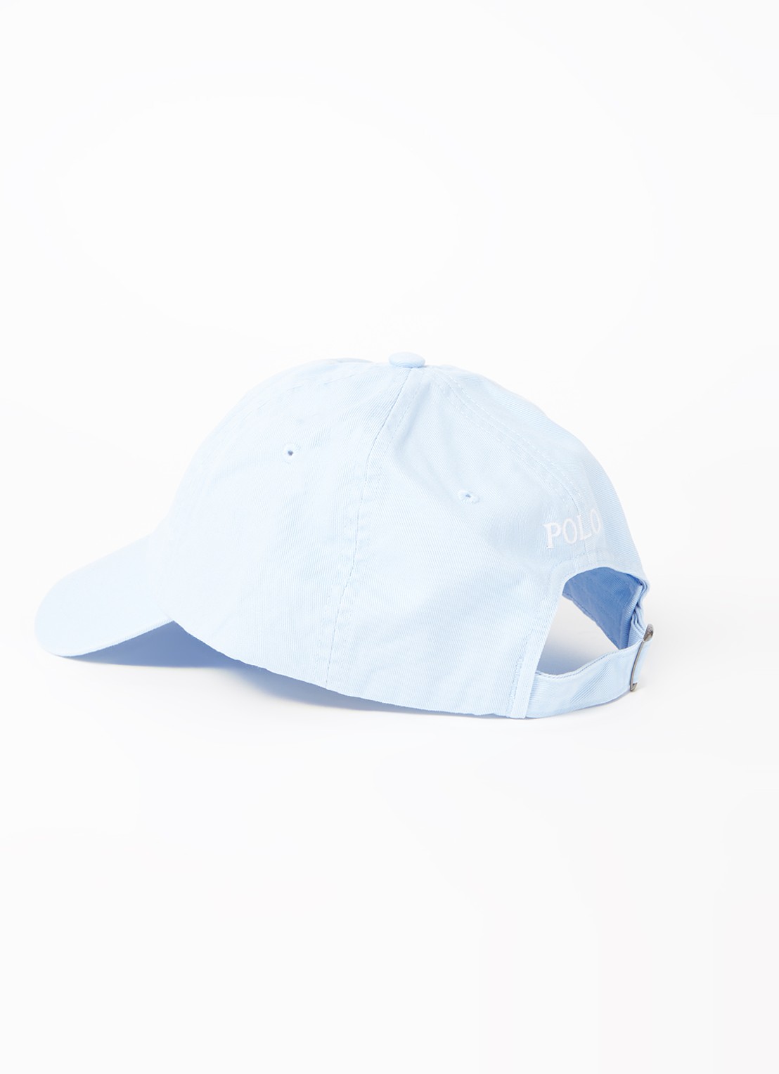 Ralph Lauren Pet met logo - detail lichtblauw