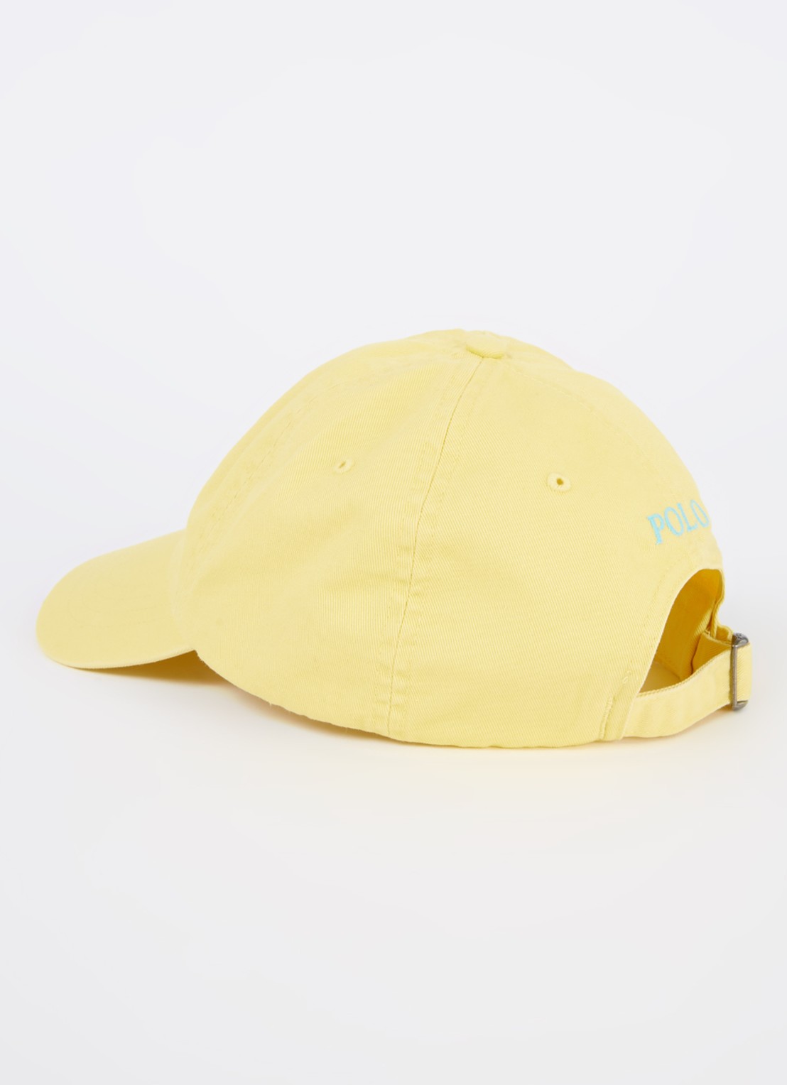 Ralph Lauren Pet met logoborduring - detail 2 geel
